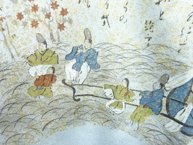 JAPANESE KIMONO / ANTIQUE MENS JUBAN / SILK / PEOPLE IN THE PAST